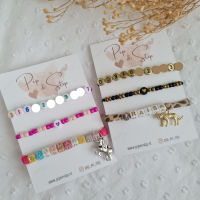 Telefoonnummerarmbandje Zelf Samenstellen